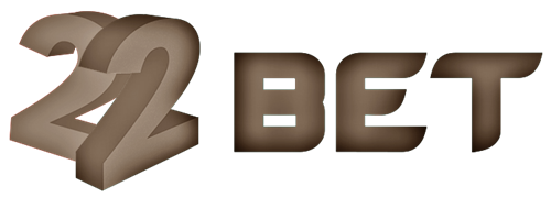 Logo de 22bet revue en Sépia + parties sombres