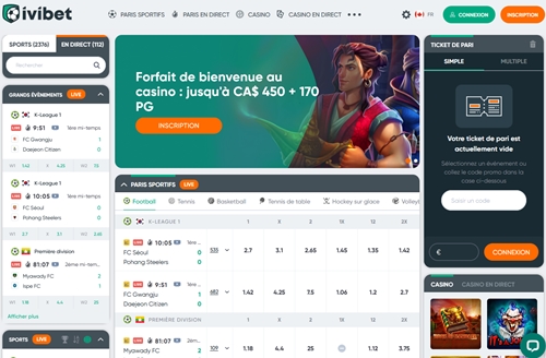 Copie de la page d’accueil du site